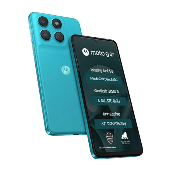 Motorola G37 (Pantone Cyan, 4/64 GB)